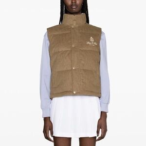 Sporty & Rich Corduroy Puffer Vest